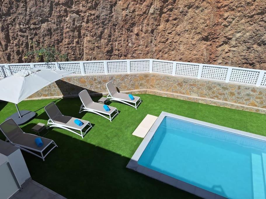 Malibu Mogan Secret Pool Villa - Piscina Privada Y Climatizada - Exclusive Heated Pool 拉普拉亚蒂陶洛 外观 照片