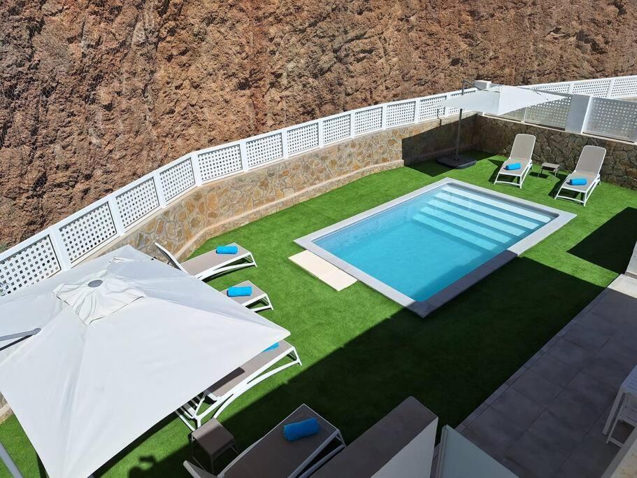 Malibu Mogan Secret Pool Villa - Piscina Privada Y Climatizada - Exclusive Heated Pool 拉普拉亚蒂陶洛 外观 照片