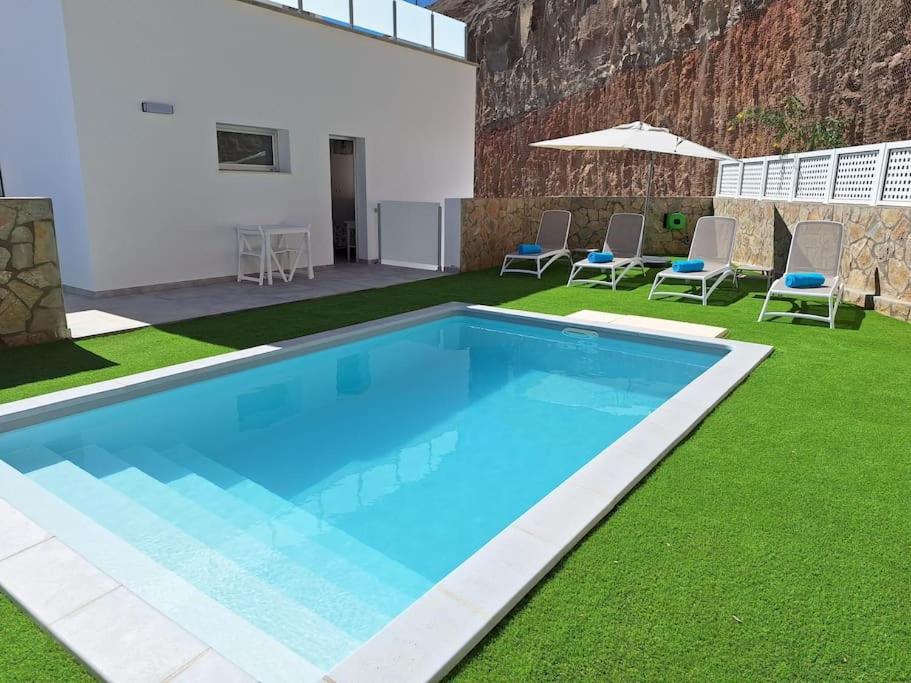 Malibu Mogan Secret Pool Villa - Piscina Privada Y Climatizada - Exclusive Heated Pool 拉普拉亚蒂陶洛 外观 照片