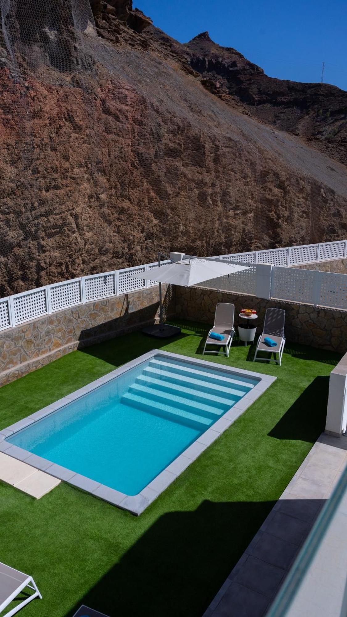 Malibu Mogan Secret Pool Villa - Piscina Privada Y Climatizada - Exclusive Heated Pool 拉普拉亚蒂陶洛 外观 照片